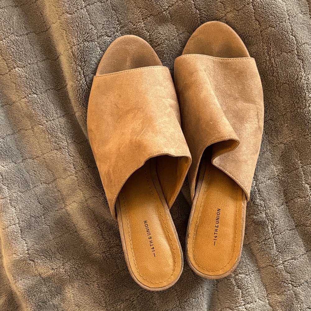 1. State Tan Mules